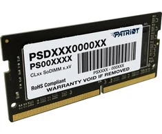 RAM Patriot SL DDR4 32GB 3200 MHz SODIMM , EAN: 814914027233