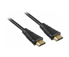Sharkoon 2m HDMI kabelis - 2 m - HDMI tipas A (standartinis) - HDMI tipas A (standartinis) - Juodas