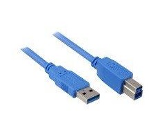USB kabelis Sharkoon USB-A - 5 m Juodas (4044951015665)