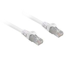 Sharkoon Patchkabel RJ45 Cat.6a SFTP (baltas, 25 cm, LSOH (Halogenfrei))