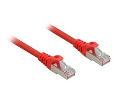 Sharkoon Patchkabel RJ45 Cat.6a SFTP (raudona, 1,5 Meter, LSOH (Halogenfrei))