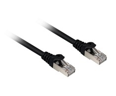 Sharkoon Patchkabel RJ45 Cat.6a SFTP (juodas, 3 Meter, LSOH (Halogenfrei))
