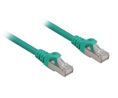 Sharkoon Patchkabel RJ45 Cat.6a SFTP (grün, 2 Meter)