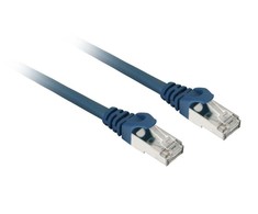 Sharkoon Patchkabel SFTP, RJ-45, mit Cat.7a Rohkabel (blau, 5 Meter)