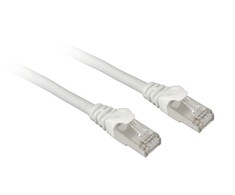 Sharkoon patch network cable SFTP, RJ-45, with Cat.7a raw cable (baltas, 10 meters)