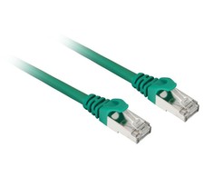 Sharkoon Patchkabel SFTP, RJ-45, mit Cat.7a Rohkabel (grün, 10 Meter)