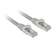 Sharkoon patch network cable SFTP, RJ-45, with Cat.7a raw cable (pilka, 10 meters)