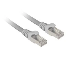 Sharkoon patch network cable SFTP, RJ-45, with Cat.7a raw cable (pilka, 10 meters)