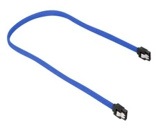 Sharkoon Sata III Kabelis sleeve (blau, 30 cm)
