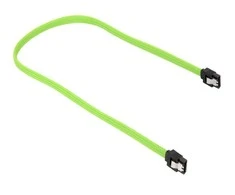Sharkoon Sata III Kabelis sleeve (grün, 30 cm)