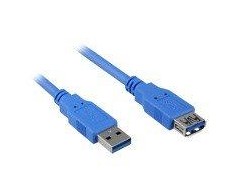 Sharkoon Kabelis USB 3.0 Verlängerung 3,0m juodas
