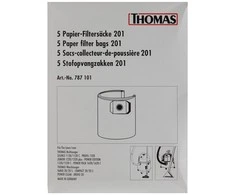 Dulkių siurblio maišeliai Thomas 201, 787101, 5 vnt