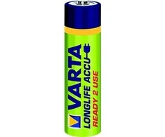 Varta AAA įkraunamos baterijos 800mAh, 10 vnt. R2U NiMH