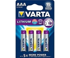 Varta Ultra Lithium AAA 1,5V 1100mAh elementas 6103, 4 vnt.