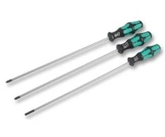 Wera 335/350/355/3 atsuktuvų rinkinys Kraftform Plus, 300 mm peiliai