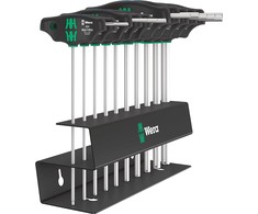 Atsuktuvų komplektas Wera 454/10 HF Set Imperial 2; 10 vnt.