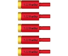 WIHA Sukimo momento rinkinys easyTorque adapterių, elektrinis 1000V, skirtas slimBits ir slimVario® laikikliui, 5 vnt.