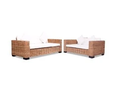 Sofa 15 d. sofų komplektas, natūralus ratanas