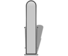 240580 Free Standing Floor Mirror Full Length Rectangular Pilkas