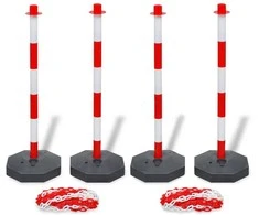 4 stulpelių ir 2 plastikinių grandinių rinkinys, kiekviena 10m