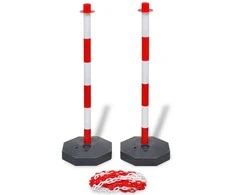 4 stulpelių ir 2 plastikinių grandinių rinkinys, kiekviena 10m