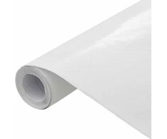 4D Automobilio plėvelės, 2vnt., baltos, 100x150cm+50x150cm