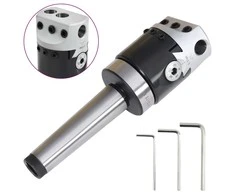 Grąžtas 50mm gręžimo galvutė su MT3 kotu tekinimo staklėms