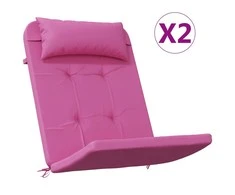 Adirondack kėdės pagalvėlės, 2vnt., rožinės, oksfordo audinys