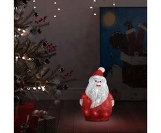 Akrilinė kalėdinė LED dekoracija Kalėdų Senelis, 28cm