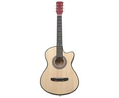 Akustinė gitara, amerikinė liepa, 38", 6 stygos
