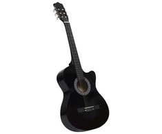 Klasikinė gitara, juodos spalvos, 38", 6 stygos