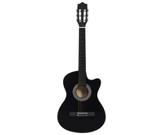 Klasikinė gitara, juodos spalvos, 38", 6 stygos