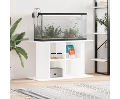 Akvariumo stovas, baltos spalvos, 100x40x60cm, apdirbta mediena