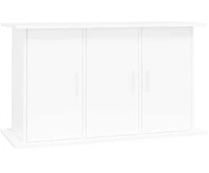 Akvariumo stovas, baltos spalvos, 101x41x58cm, apdirbta mediena