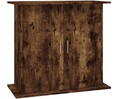 Akvariumo stovas, dūminio ąžuolo, 81x36x73cm, apdirbta mediena