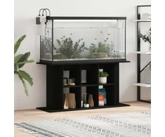 Akvariumo stovas, juodos spalvos, 120x40x60cm, apdirbta mediena