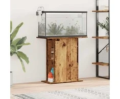 Akvariumo stovas, senos medienos, 36x75x72,5 cm, inžinerinė mediena