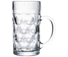 Alaus bokalai su rankena, 6vnt., 1000 ml, stiklas