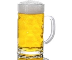 Alaus bokalai su rankena, 6vnt., 500 ml, stiklas