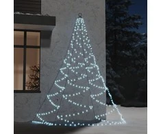 Ant sienos kabinama eglutė su metaliniu kabliuku, 3m, 260 LED
