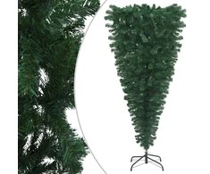 Apversta dirbtinė Kalėdų eglutė su stovu, žalia, 240cm