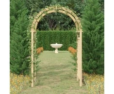 Arka su treliažu, 141x97x243cm, impregnuotas pušies masyvas