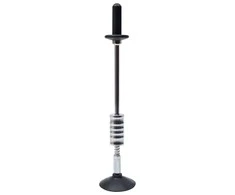 Atbulinis plaktukas su siurbtuku, 59cm, anglies plienas