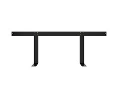 Atlošas sofai iš palečių, juodas, 110cm, geležis