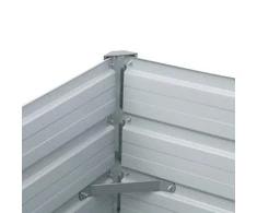 Aukštas lovelis, antracito, 480x80x77cm, galvanizuotas plienas