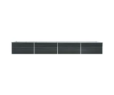 Aukštas lovelis, antracito, 600x80x45cm, galvanizuotas plienas