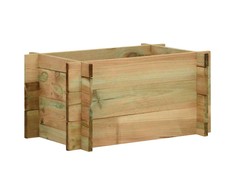 Aukštas lovelis daržovėms, 40cm, impregnuota pušies mediena