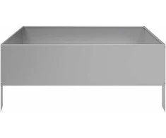 Aukštas sodo lovelis, 100x100x41cm, galvanizuotas plienas