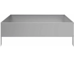 Aukštas sodo lovelis, 100x100x33,5cm, galvanizuotas plienas