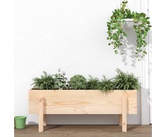 Aukštas sodo lovelis, 101x30x38cm, pušies medienos masyvas